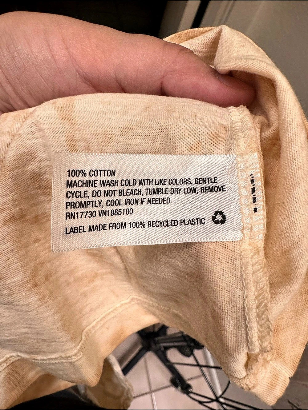 Universal Thread Tie Dye Tank Top Cream & Brown Size Large - Picture 7 of 7